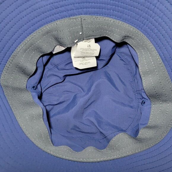 Columbia PFG Bucket Hat Size L/XL UPF 50 Blue Lightweight Packable Unisex NEW - Picture 10 of 14